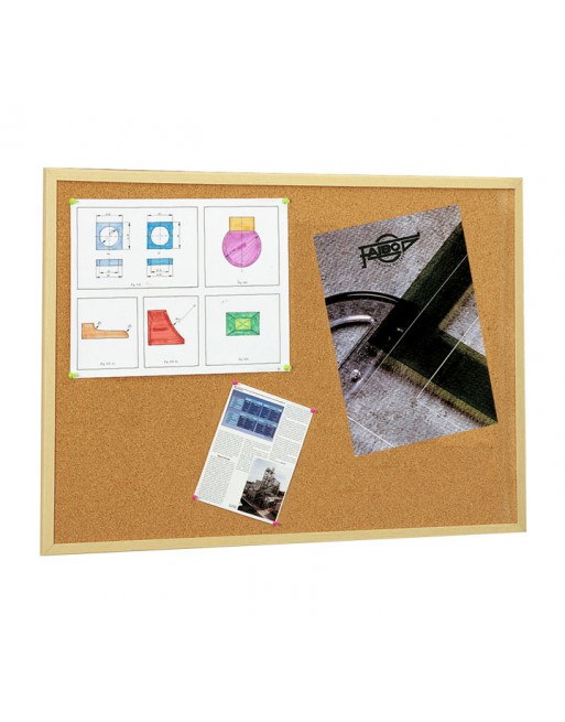 FAIBO TABLERO CORCHO MARCO MADERA 30X40CM - 607-01