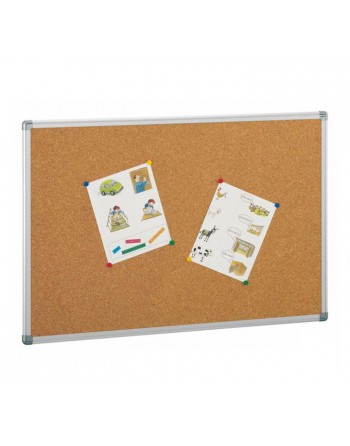 FAIBO TABLERO CORCHO DE 4 MM Y SOPORTE DE 8 MM MARCO ALUMINIO 122X300 CM - 601-7