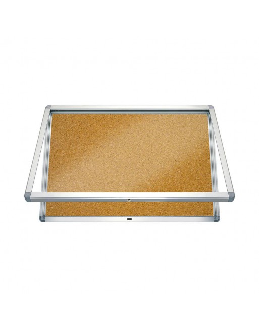 ROCADA VITRINA EXTERIOR HORIZONTAL FONDO DE  CORCHO 70X53CM 3681V17EX