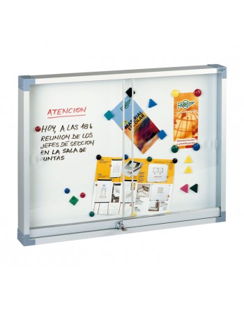 FAIBO VITRINA MAGNEXICA PUERTA CORREDERA DE METACRILATO 100x150 - 634-4