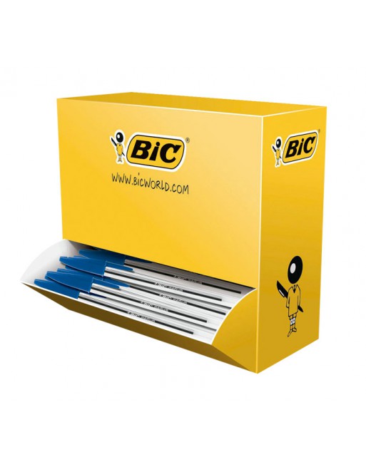 BIC BOLÍGRAFO CRISTAL CAJA 90+10 AZUL 942910