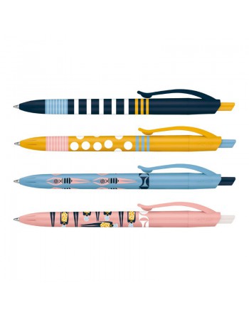 MILAN PACK DE 4 BOLIGRAFOS P1 CAMALEON ESCRITURA AZUL SERIE SWIM 1765729120