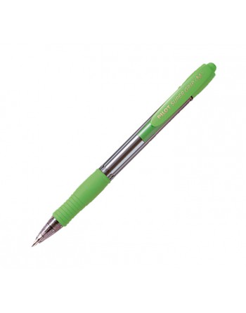 PILOT BOLÍGRAFO RETRACTIL SUPERGRIP 1MM VERDE CLARO BPGP-10R-M-SG