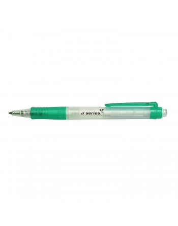 A-SERIES BOLIGRAFO RETRACTIL ECOLIGICO GREENLIFE TRAZO 0.4 MM VERDE AS1602