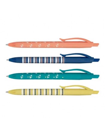 MILAN PACK DE 4 BOLIGRAFOS P1 CAMALEON ESCRITURA AZUL SERIE ANCHOR 1765729120