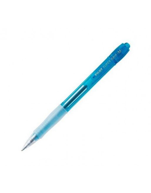 PILOT BOLIGRAFO RETRACTIL SUPERGRIP 1.0MM AZUL CLARO - BPGP-10R-M-SL