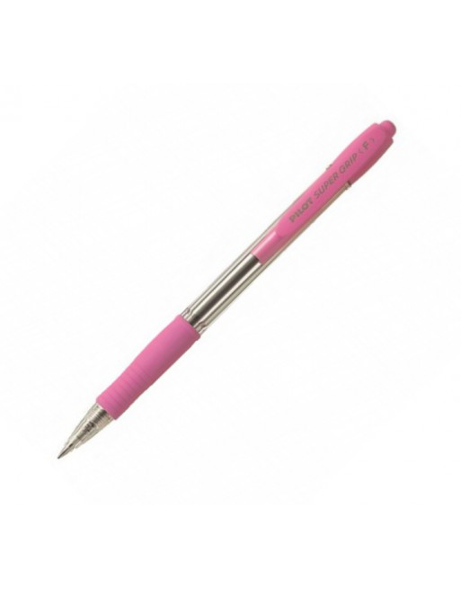 PILOT BOLIGRAFO RETRACTIL SUPERGRIP 1.0MM ROSA - BPGP-10R-M-P