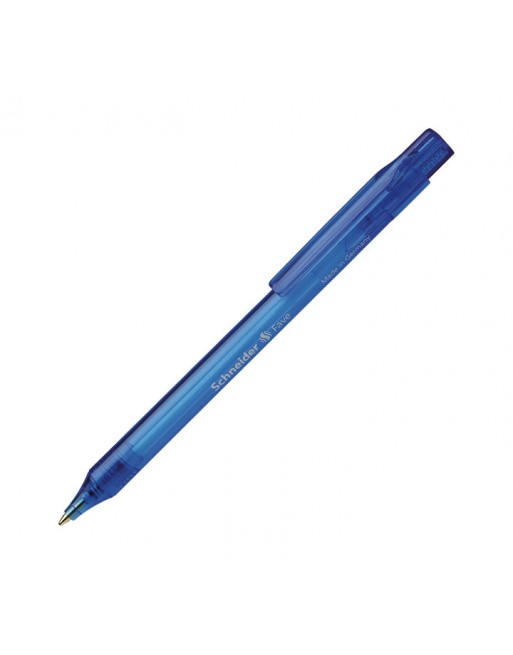 Schneider 152203 10 unidades, incluye capuchón, tinta azul Bolígrafo de punta redonda color azul 
