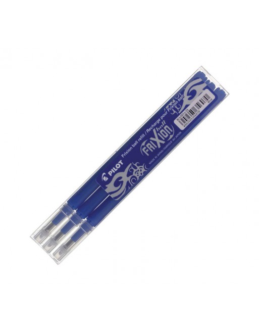 PILOT RECAMBIO 3U BOLIGRAFO FRIXION BORRABLE AZUL - BLS-FR7-L-S3