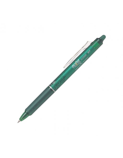 PILOT BOLIGRAFORETRACTIL FRIXION BORRABLE CLICKER 0.7MM VERDE NFCV - BLRT-FR7-G