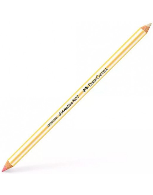 FABER CASTELL LÁPIZ GOMA MIXTO PERFECTION 7057 DOBLE PUNTA PARA TINTA Y GRAFITO 185712