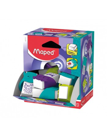 MAPED CAJA 20 GOMAS MAPED PEQUEÑOS MONSTRUOS - 127711