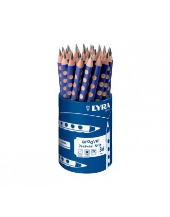 LYRA BOTE 36U LAPIZ GRAFITO TRIANGULAR GRUESO GROOVE MINA 4,25MM - L1873360