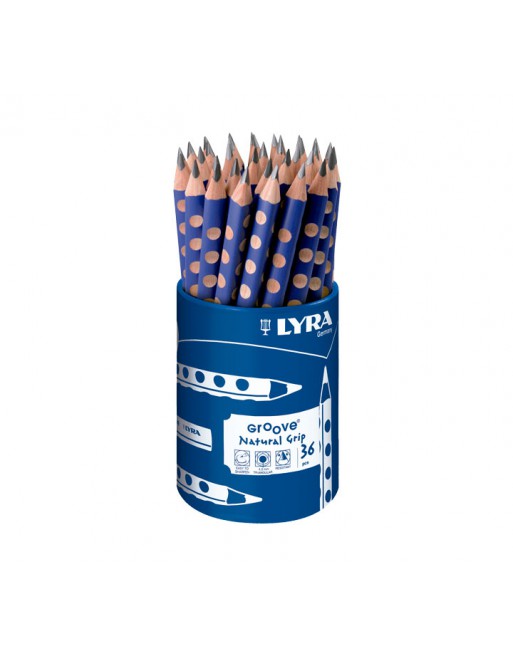 LYRA BOTE 36U LAPIZ GRAFITO TRIANGULAR GRUESO GROOVE MINA 4,25MM - L1873360