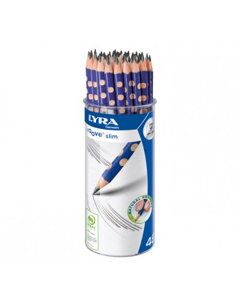LYRA BOTE 48U LAPIZ GRAFITO TRIANGULAR SLIM GROOVE - L1763480