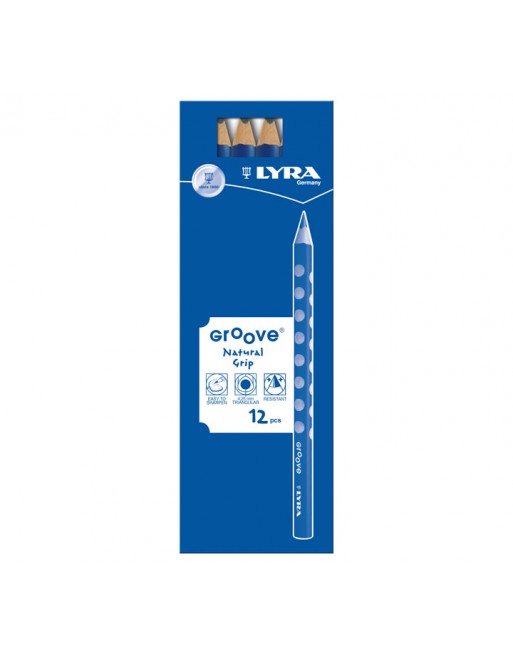 LYRA LAPIZ GRAFITO TRIANGULAR GRUESO GROOVE MINA 4.25MM - L1870101
