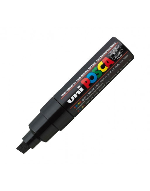UNI POSCA PC-1MR Negro. Marcador de pintura no permanente. Trazo 0.7 mm.