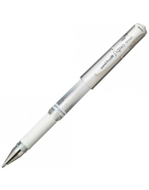 UNIBALL ROLLERBALL SIGNO BROAD UM-153 1.0MM BLANCO CAJA 12 UNIDADES 218917000