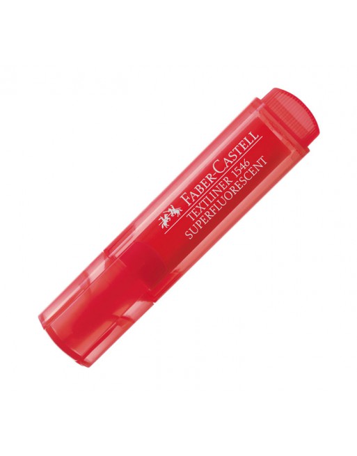 FABER CASTELL MARCADOR FLUORESCENTE TEXTLINER 1546 TRANSLÚCIDA ROJO - 154621