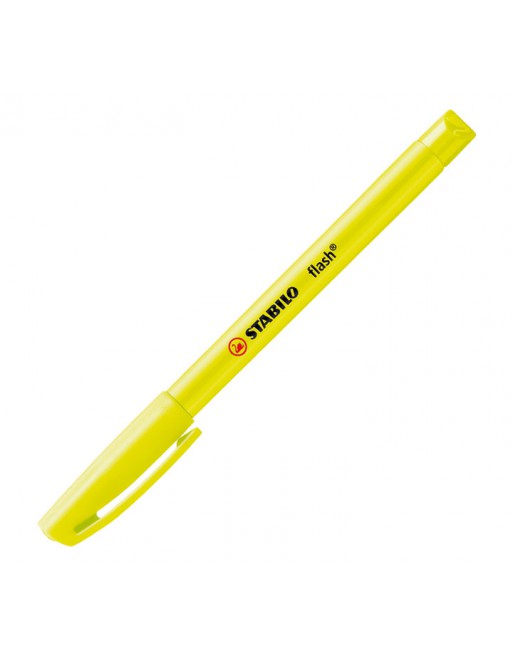 STABILO 10 MARCADOR FLUORESCENTE FLASH 1-4MM AMARILLO - 555/24