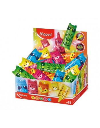 MAPED EXPOSITOR 48 MARCADORES FLUO MINI FRIENDS 743638