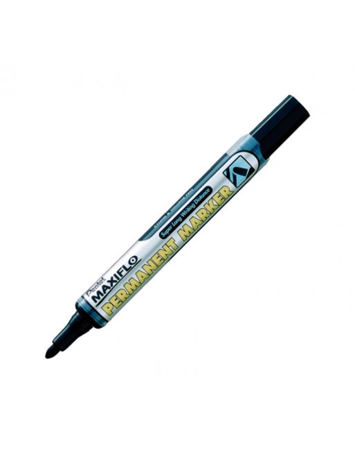 PENTEL MARCADOR PERMANENTE MAXIFLO PUNTA CONICA NEGRO NLF50-A - PEN NLF50-A NG