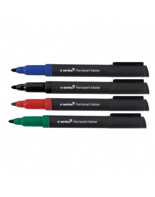A-SERIES 4 ROTULADOR PERMANENTE ECOLOGICO 2MM COLOR SURTIDO AS1617