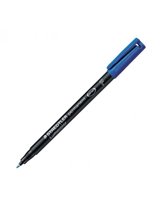 STAEDTLER ROTULADOR LUMOCOLOR PERMANENTE 0.6MM AZUL - 318-3