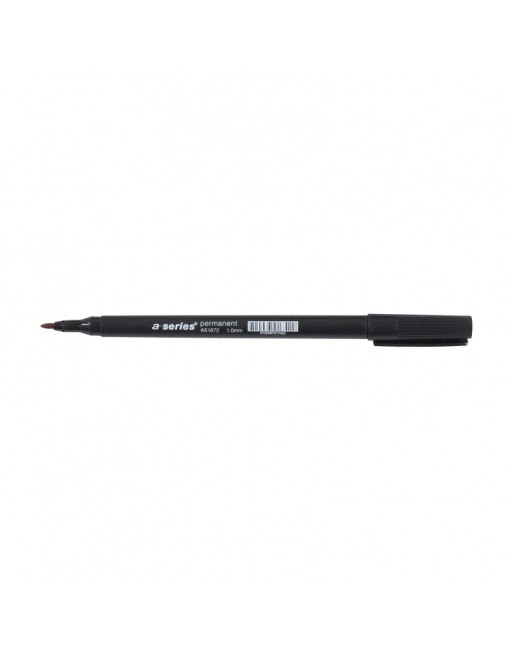 A-SERIES ROTULADOR PERMANENTE FINELINER 1MM NEGRO BR200285