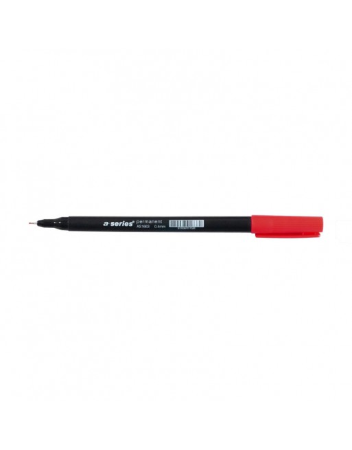 A-SERIES ROTULADOR PERMANENTES FINELINER 0.4MM ROJO BR895417