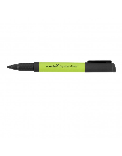 A-SERIES ROTULADOR PIZARRA BLANCA ECOLOGICO PUNTA CONICA 2 MM NEGRO AS1618
