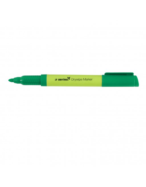 A-SERIES ROTULADOR PIZARRA BLANCA ECOLOGICO PUNTA CONICA 2 MM VERDE AS1621