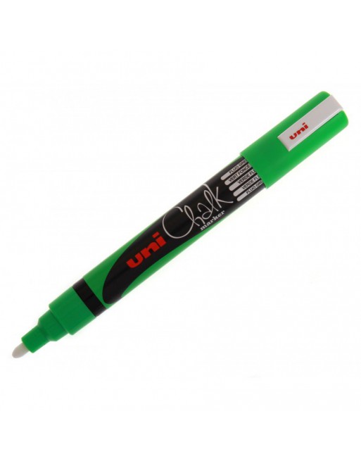 UNIBALL MARCADOR DE TIZA LÍQUIDA CHALK FLOUR PWE-5M VERDE FLUOR - 264648000