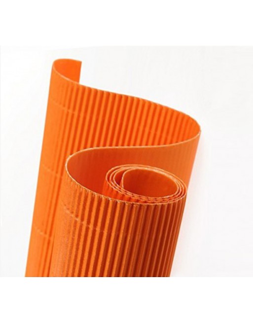 CANSON ROLLO CARTON ONDULADO 0.5X0.7 NARANJA C200992609