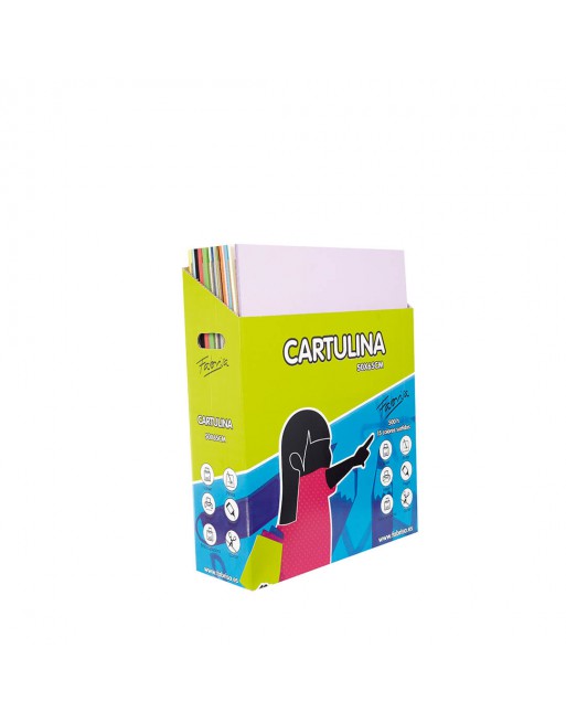 FABRISA EXPOSITOR CARTULINAS SURTIDA DE 50X65CM 180GR. CON 500 HOJAS SERIE ECO -17780
