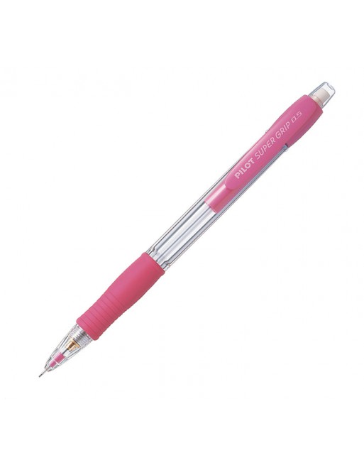 PILOT PORTAMINAS SUPER GRIP 0.5MM ROSA - H-185-SL-RS