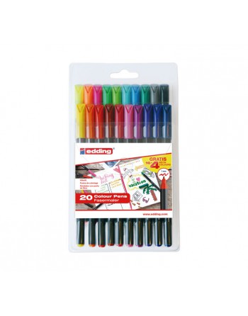 EDDING ESTUCHE 16+4 ROTULADORES 1200 SURTIDO - E1200/20 S