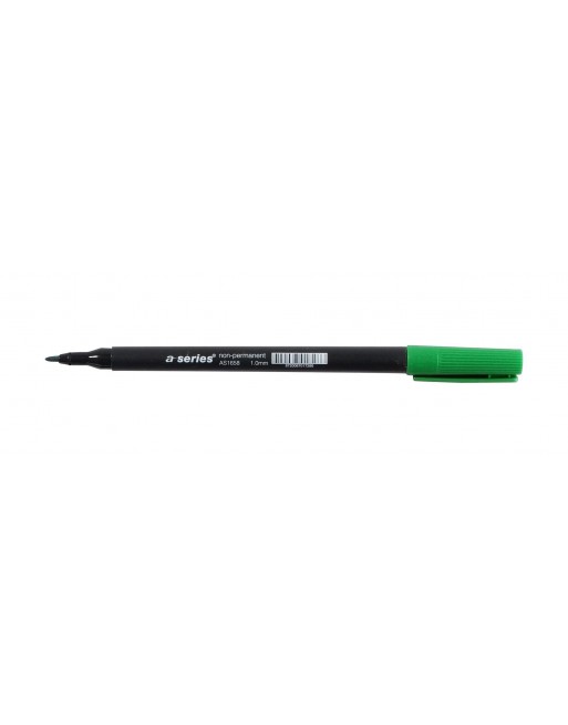 A-SERIES ROTULADOR NON-PERMANENT OHP 1MM VERDE AS1658