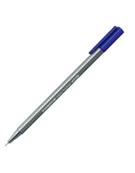 STAEDTLER 10 ROTULADOR TRIPLUS FINELINER 0.3MM AZ - 334-3