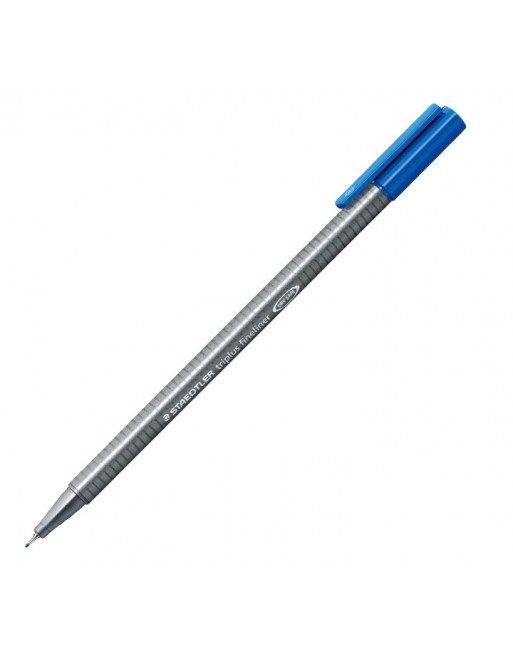 STAEDTLER 10 ROTULADOR TRIPLUS FINELINER CIAN - 334-37