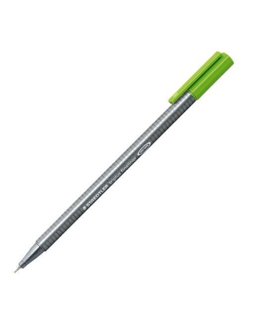 STAEDTLER 10 ROTULADOR TRIPLUS FINELINER VERDE CLARO - 334-51