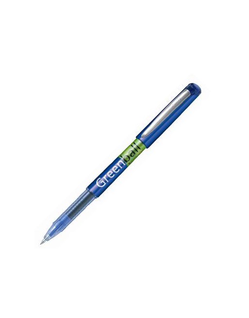 PILOT ROLLER GREENBALL 0,7 BEGREEN TINTA LÍQUIDA AZUL MATERIAL RECICLADOBL-GRB7-L-BG