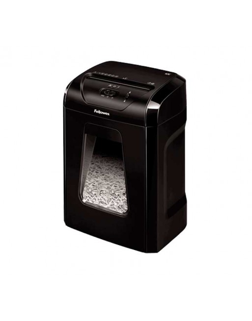 FELLOWES DESTRUCTORA 12C OFICINA 12 HOJAS CORTE PARTICULAS P4 CAPACIDAD 19 LITROS 7120101