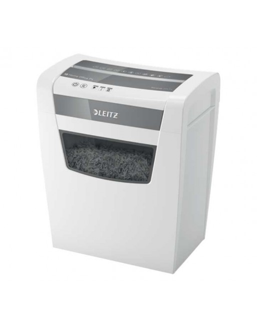 LEITZ DESTRUCTORA IQ HOME OFFICE - 10 HOJAS MANUAL - PARTICULAS SEGURIDAD P-4 - 6 MINUTOS - 23 LITROS - 80090100
