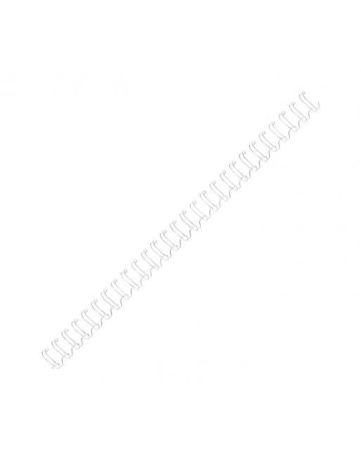 FELLOWES PACK 100 WIRES METALICO 8MM BLANCO - 53258