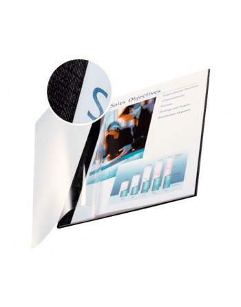 LEITZ 10 TAPAS ENCUADERNACION POR PRESION IMPRESSBIND A4 14MM FLEXIBLE NEGRA - 74150095