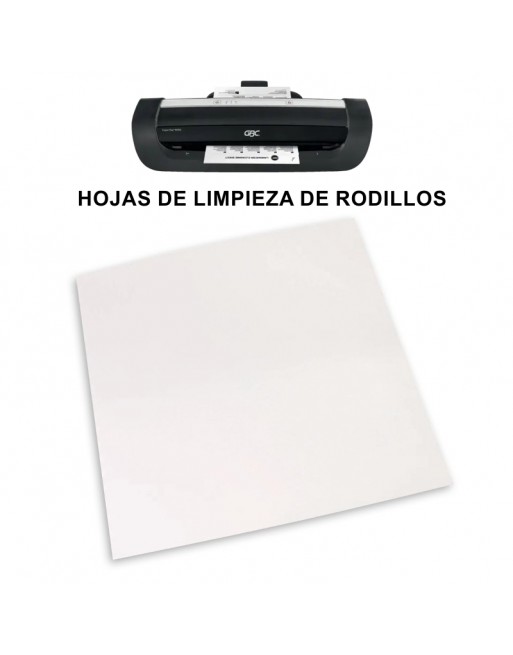 GBC LÁMINAS REXEL DE LIMPIEZA PARA RODILLOS DE PLASTIFICADORAS (PACK 5)  - EK50000