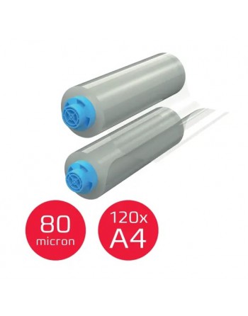 GBC CARTUCHO PLASTIFICADORA VELOCITY FILM 80 MICRAS BRILLANTE PARA 120 HOJAS - 4410077