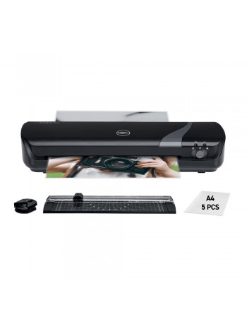 GBC PLASTIFICADORA GBC INSPIRE+ A4 NEGRA CON GUILLOTINA Y CANTONERA PERFILADORA - 44100036