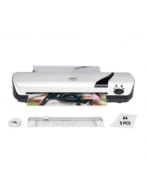 GBC PLASTIFICADORA GBC INSPIRE+ A4 BLANCA CON GUILLOTINA Y CANTONERA PERFILADORA - 4410034